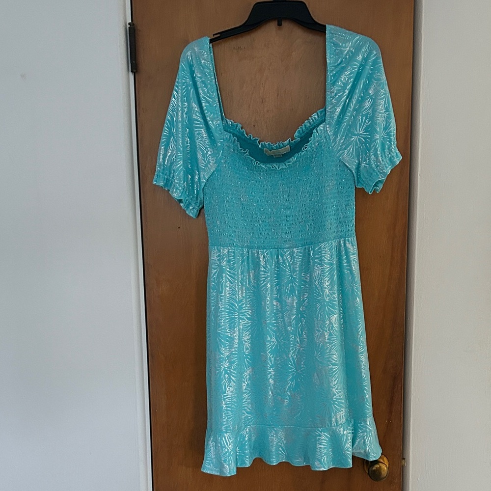 MICHAEL Michael Kors Blue Midi Dress